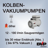 Kolben-Vakuumpumpen