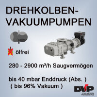 Drehkolben-Vakuumpumpen
