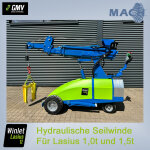 Hydraulische Seilwinde für Lasius 550, 1,0t und 1,5t