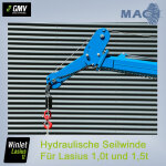 Hydraulische Seilwinde für Lasius 550, 1,0t und 1,5t