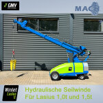 Hydraulische Seilwinde für Lasius 550, 1,0t und 1,5t