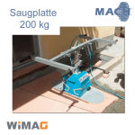 200 kg Saugplatte für WIMAG Turbo-M  840 x 330 mm