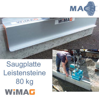 80 kg Leistenstein Saugplatte f&uuml;r WIMAG Turbo-M